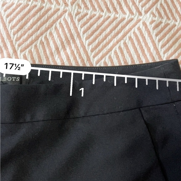 NWT Talbots Signature Trousers 12 Black - Picture 6 of 9